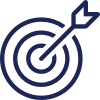 Bullseye icon to represent wealth planning.