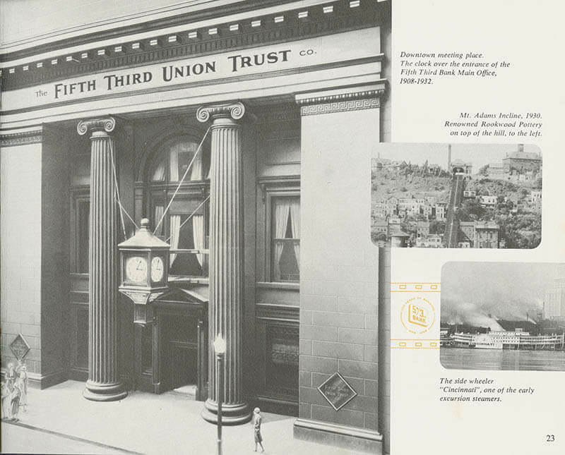 The Fifth Third Entrance, newspaper article