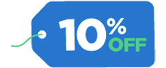 10% percent off