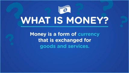 screenshot of the game: What is money?